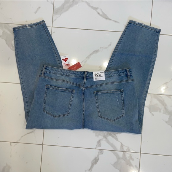 New Highrise Straight Leg Jeans With Lycra Spandex - Picture 10 of 16